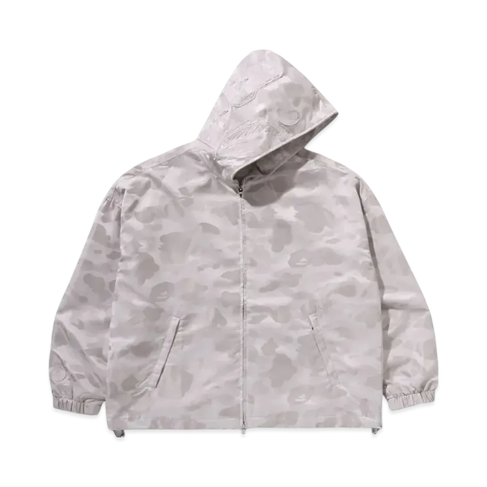 A BATHING APE Solid Camo Shark Full Zip Jacket "Gray"