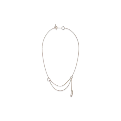 Hermes Chaine D'ancre Mini Punk Necklace "Pink Gold"