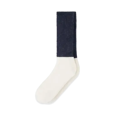 Aime Leon Dore Two-Gauge Sock "Navy&Cream"