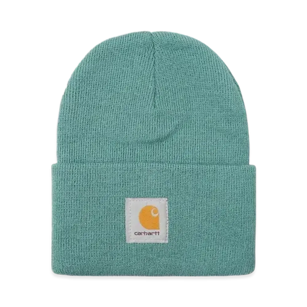 Carhartt Knit Cuffed Beanie Watch Cap C Logo "Blue Green"