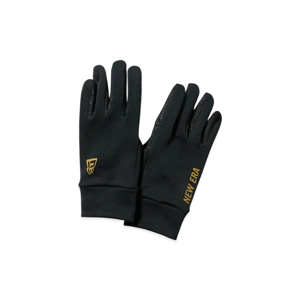 NEW ERA E-Touch Fleece Warmer Gloves "Black-Gold"