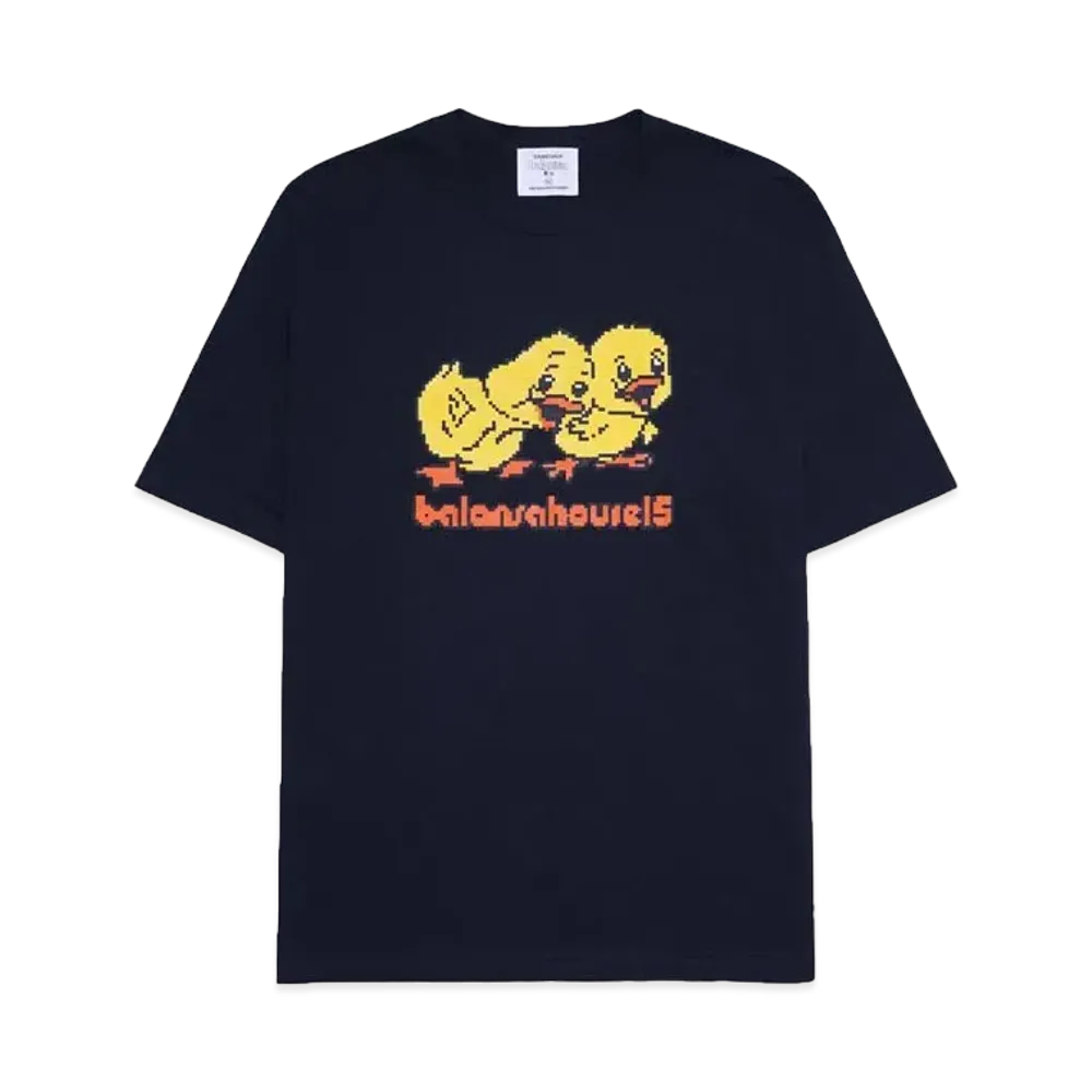 SOUND SHOP balansa BALANSA 15ANN S/S TEE (PIXEL VER.) "NAVY"