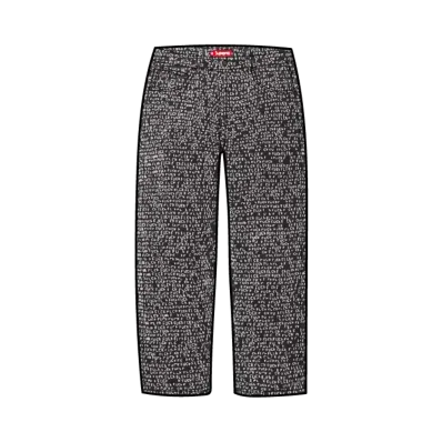 Supreme Fuck Stitch Loose Fit Jean "Black"