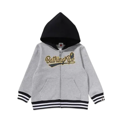 A BATHING APE Bathing Ape Zip Hoodie "Gray"