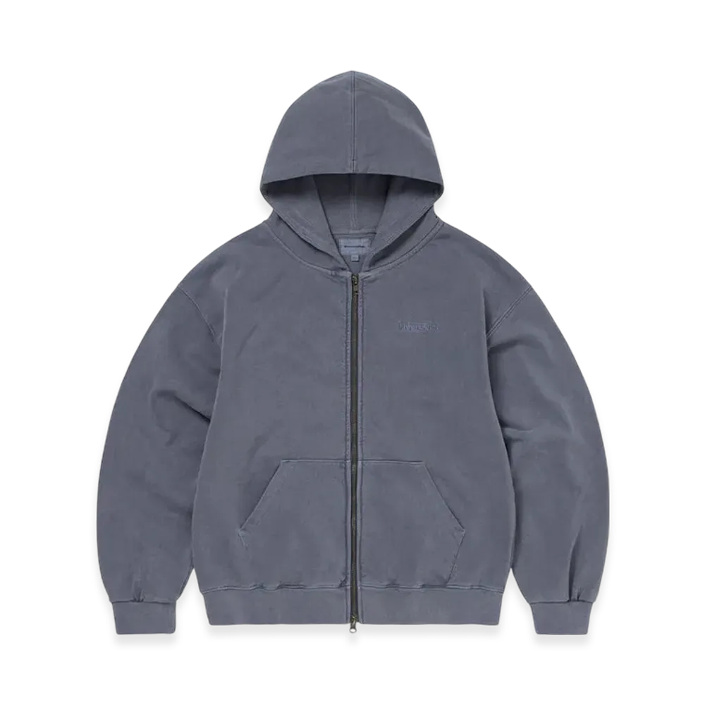 thisisneverthat Waffle Lined Zip Up Hoodie "Warm Blue"