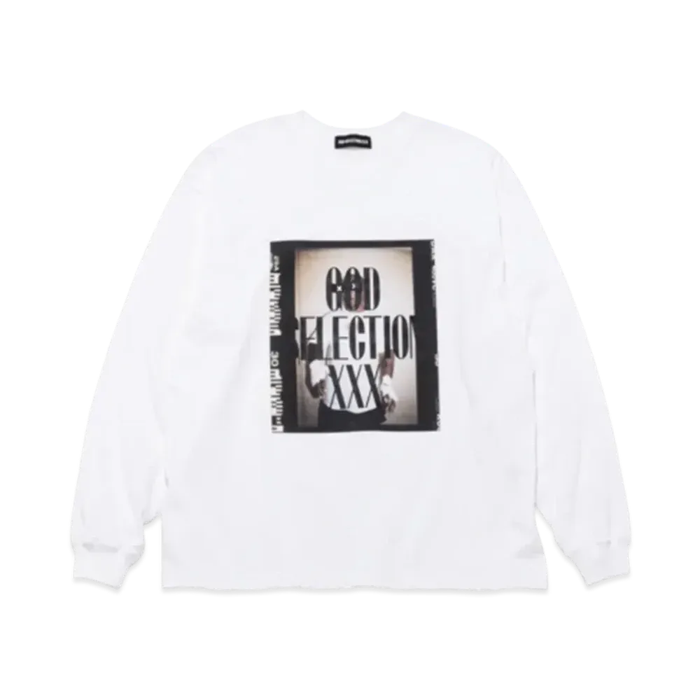 GOD SELECTION XXX Long Sleeve T-Shirt GX-A25-LT-07 "White"