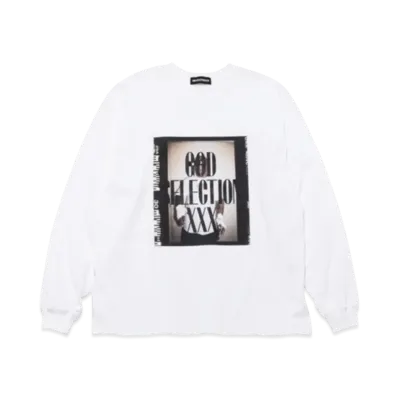 GOD SELECTION XXX Long Sleeve T-Shirt GX-A25-LT-07 "White"