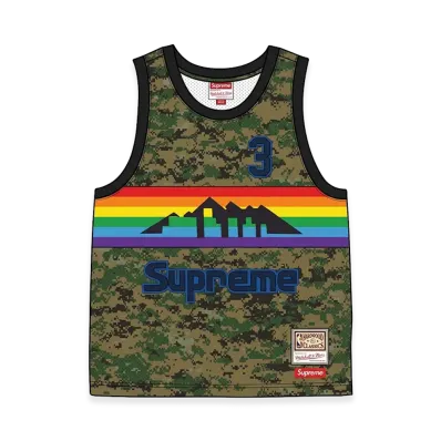 Supreme x Mitchell & Ness Teams Basketball Jersey "Digi Camo"