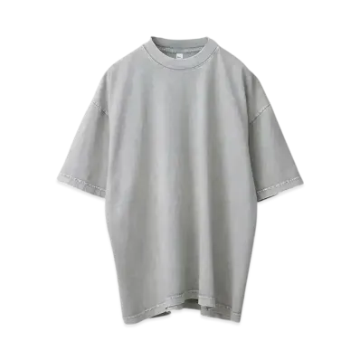 Los Angeles Apparel Garment Dye Short Sleeve Crew Neck T-shirt Mineral Wash "Lime Stone"