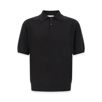 The Row 'Borges Top' Polo Shirt "Black"