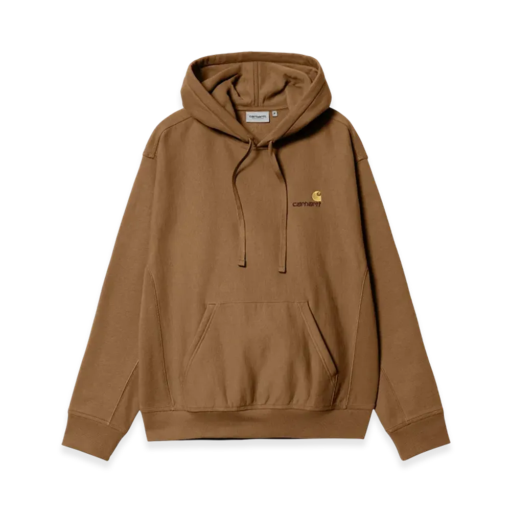Carhartt WIP Hooded American Script Sweat "Hamilton Brown"
