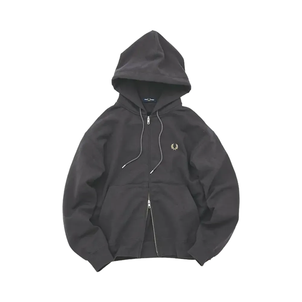 FRED PERRY x JOURNAL STANDARD Exclusive Hoodie Sweatshirt "Black"