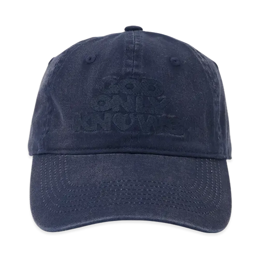 GOD ONLY KNOWS Logo Cap "Navy"