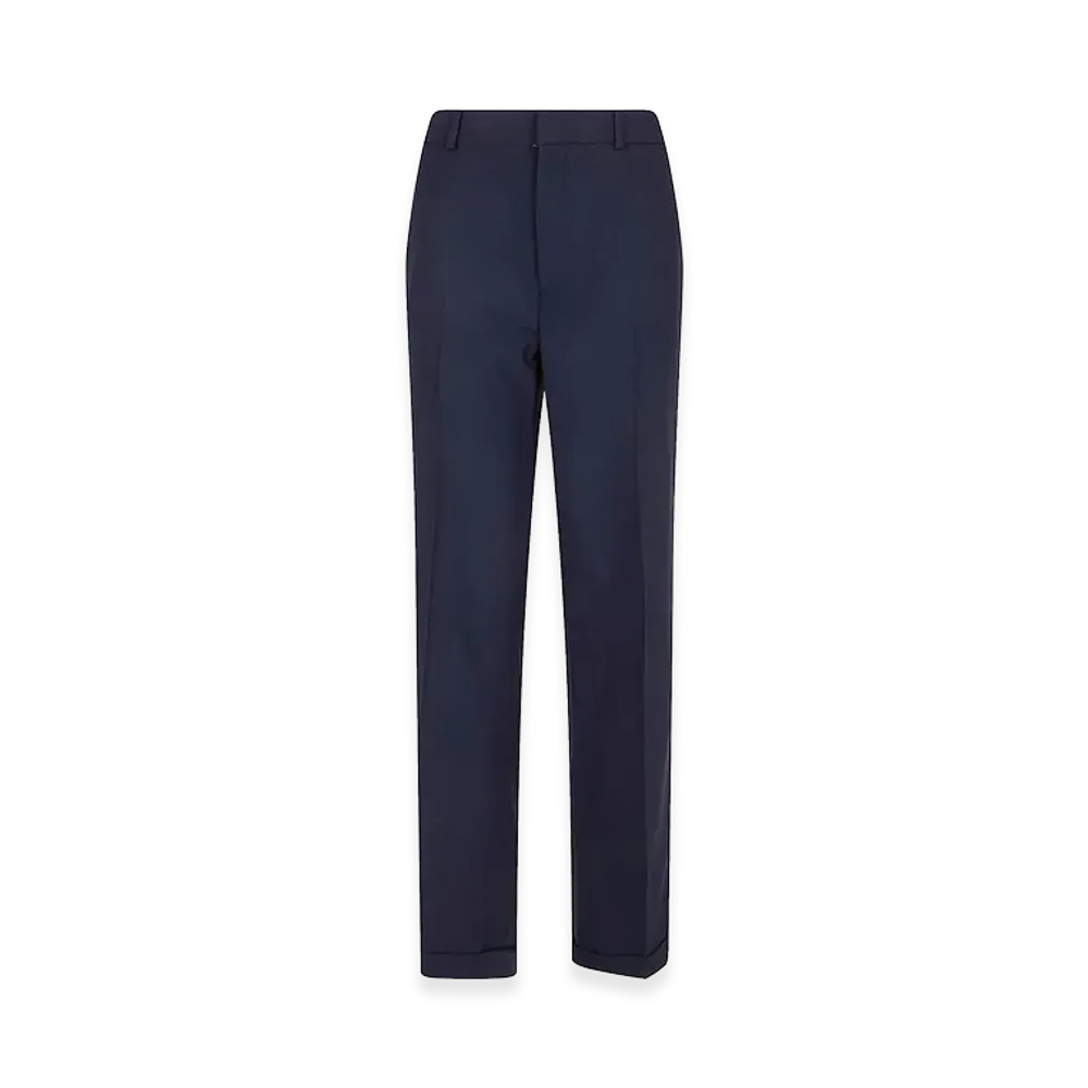 Polo Ralph Lauren Women's Woven-Straight-Pants "Dark Blue"