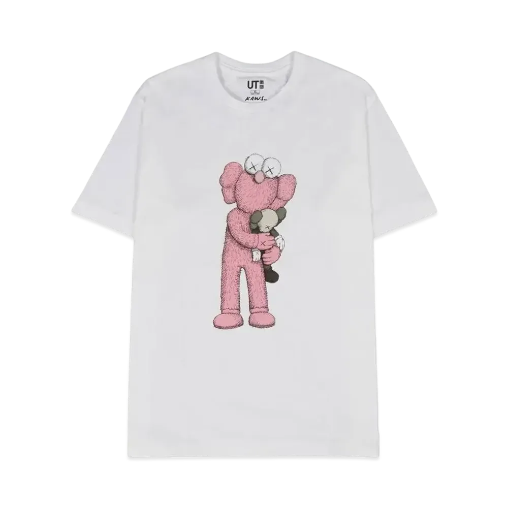Uniqlo KAWS Pink BFF Tee "White"