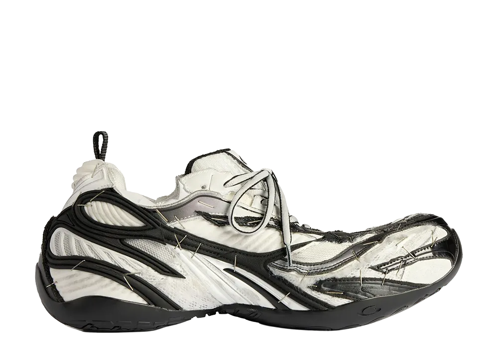BALENCIAGA Soleless Sneaker "Black/White/Silver"