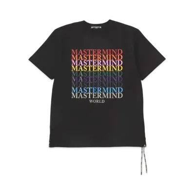 mastermind WORLD Multi Logo Tee "Black"