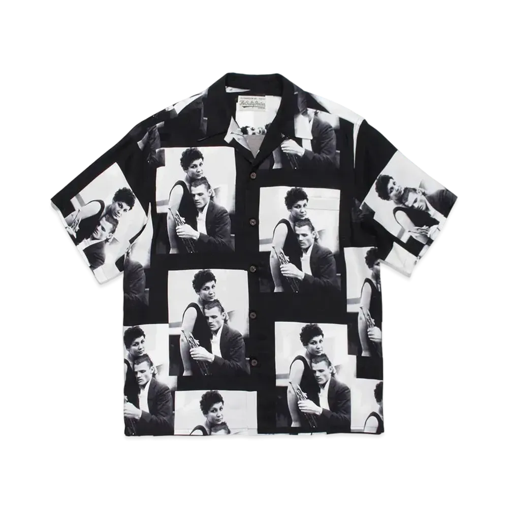 WACKO MARIA CHET BAKER / HAWAIIAN SHIRT #2 "Black"
