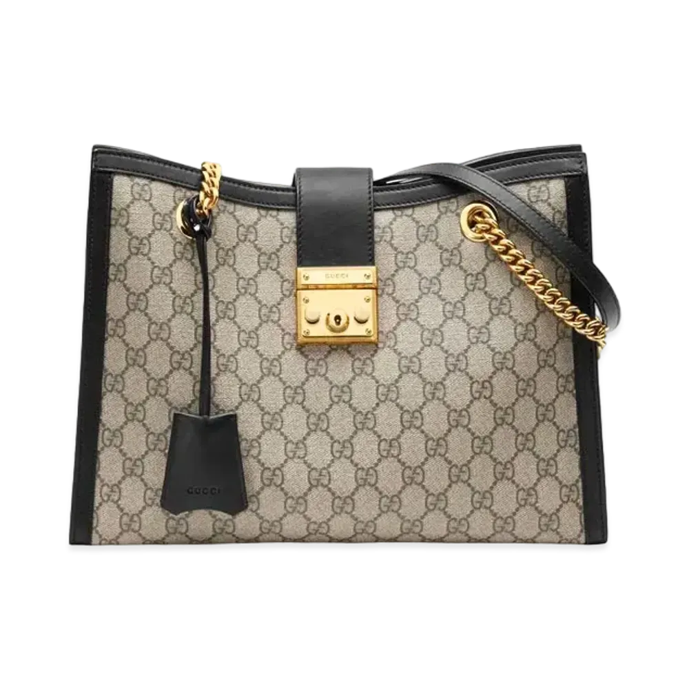 GUCCI Padlock Medium GG Shoulder Bag "GG Supreme"