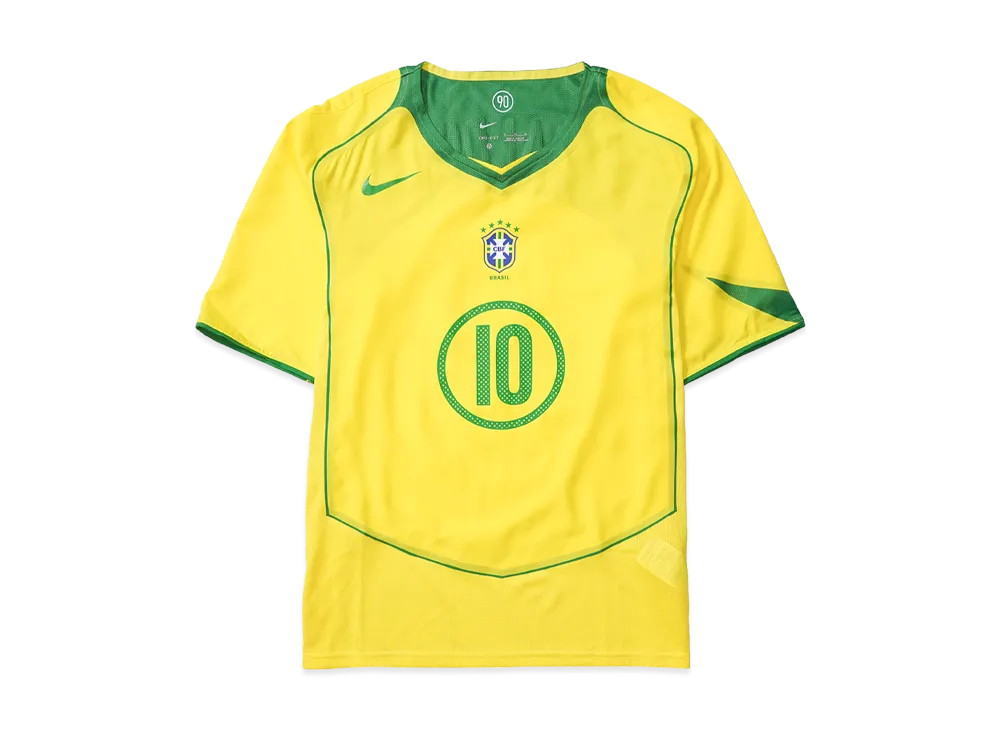 Nike CBF 2004 Brazil Ronaldinho Total 90 Reissue Soccer Jersey "Yellow" IF2941-731