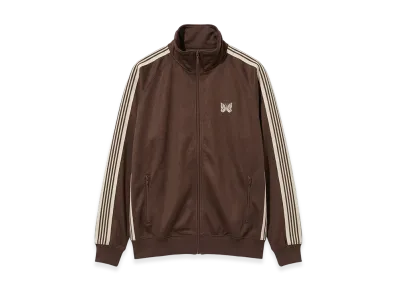 NEEDLES x STUDIOUS Track Jacket - Poly Smooth "Brown"