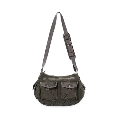 thisisneverthat Overdyed Shoulder Bag "Light Charcoal"