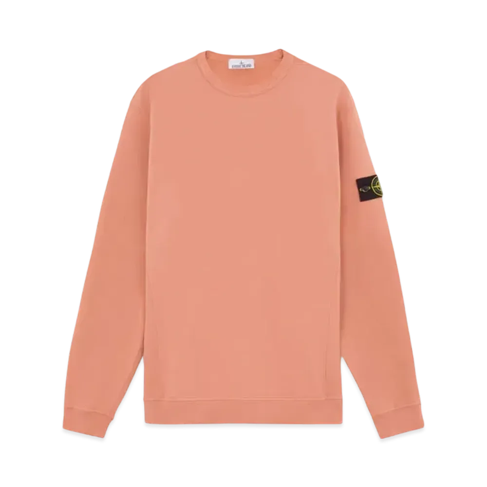 Stone Island 62420 Brushed Organic Cotton Fleece "Orange"