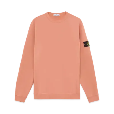 Stone Island 62420 Brushed Organic Cotton Fleece "Orange"