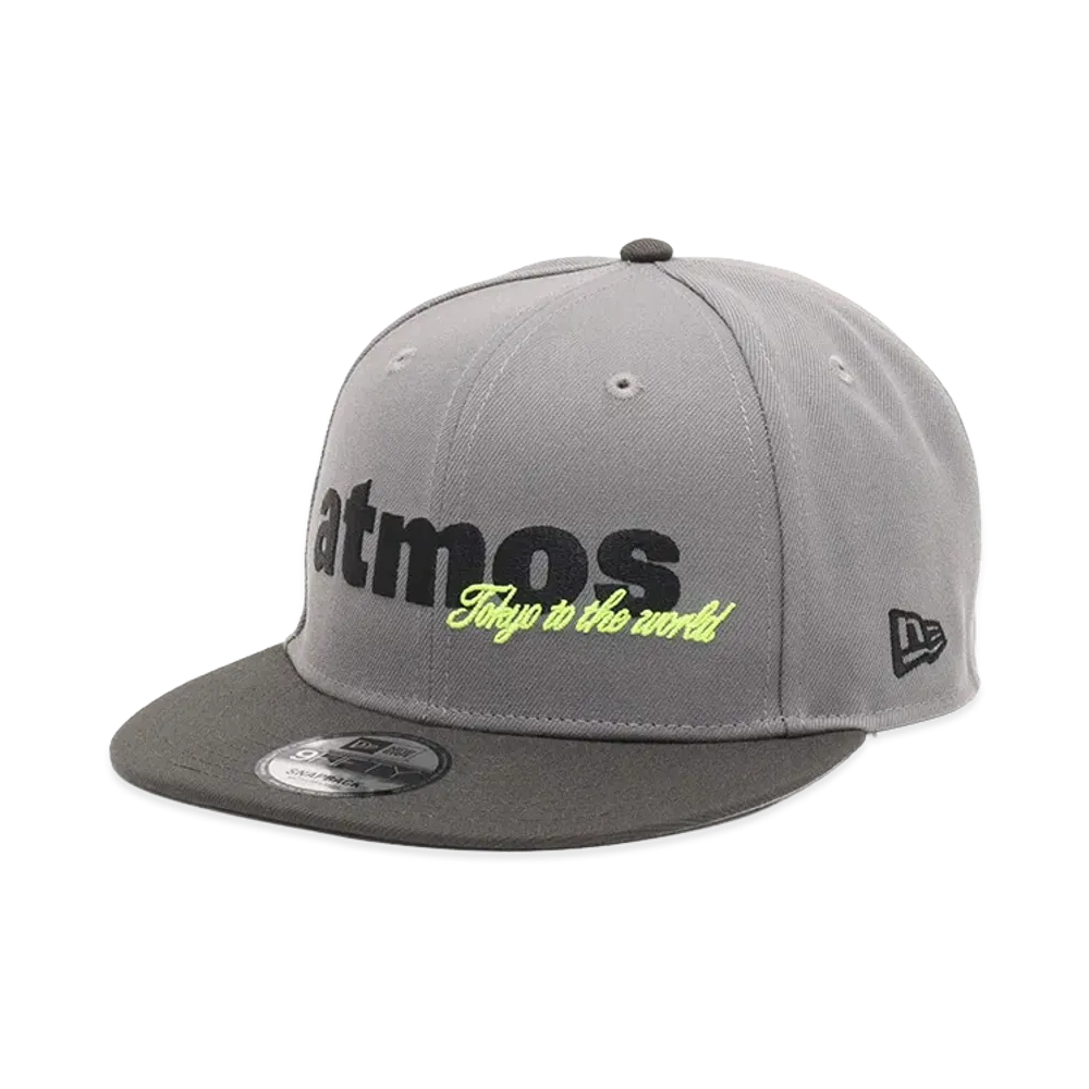 NEW ERA x atmos 9Fifty Stormgray Yellowgradation "Gray"