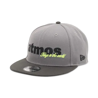 NEW ERA x atmos 9Fifty Stormgray Yellowgradation "Gray"