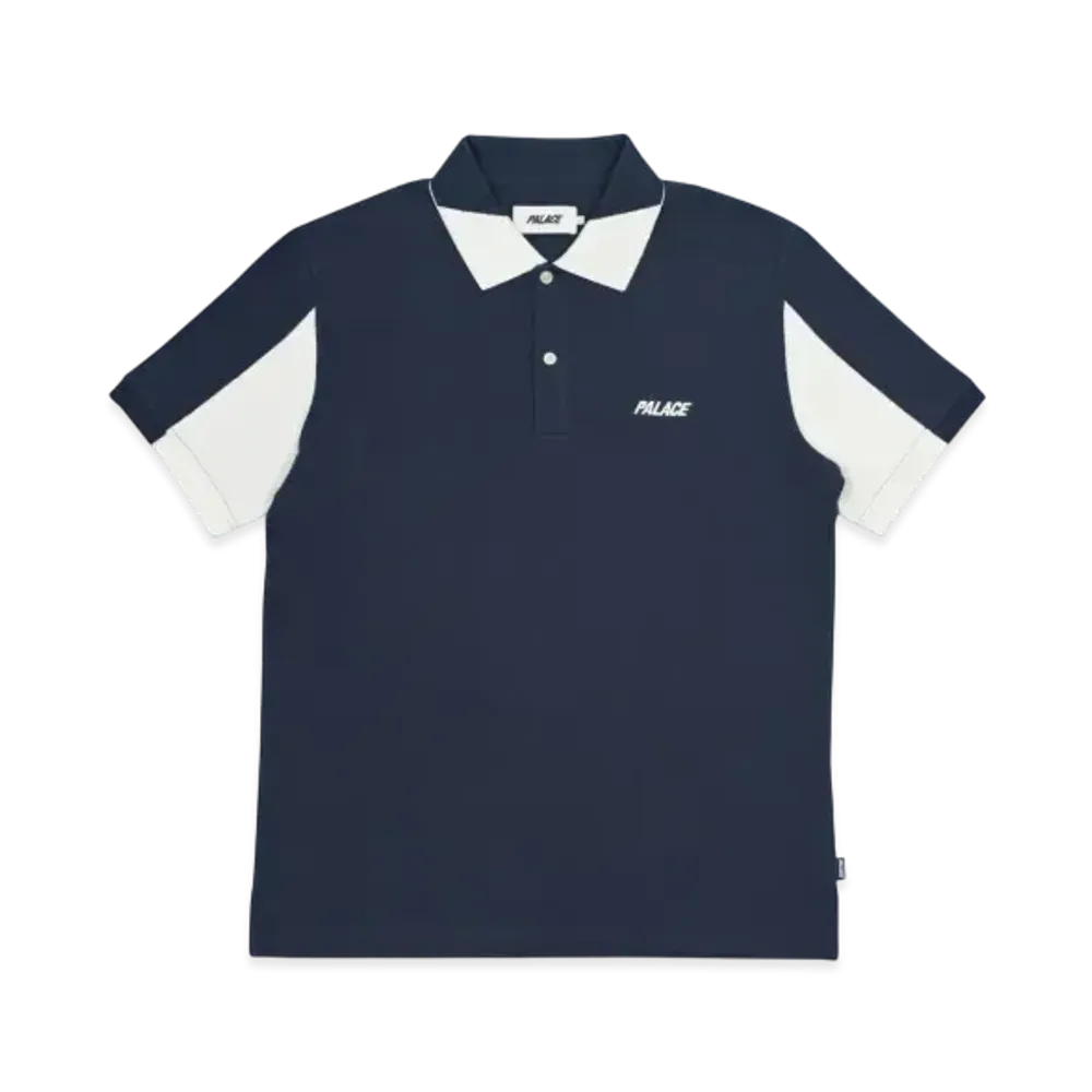 PALACE Angle Polo "Navy White"