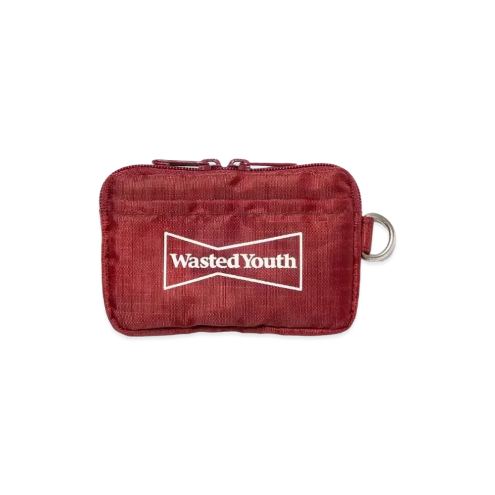 Wasted Youth Travel Case Mini "Burgundy" / VERDY