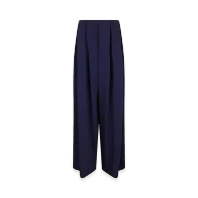 Polo Ralph Lauren Women's Greer-Full Length-Pleated "Dark Blue"