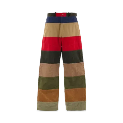 SAINT Mxxxxxx x Lastman LM_Patchwork Pants "Multi"