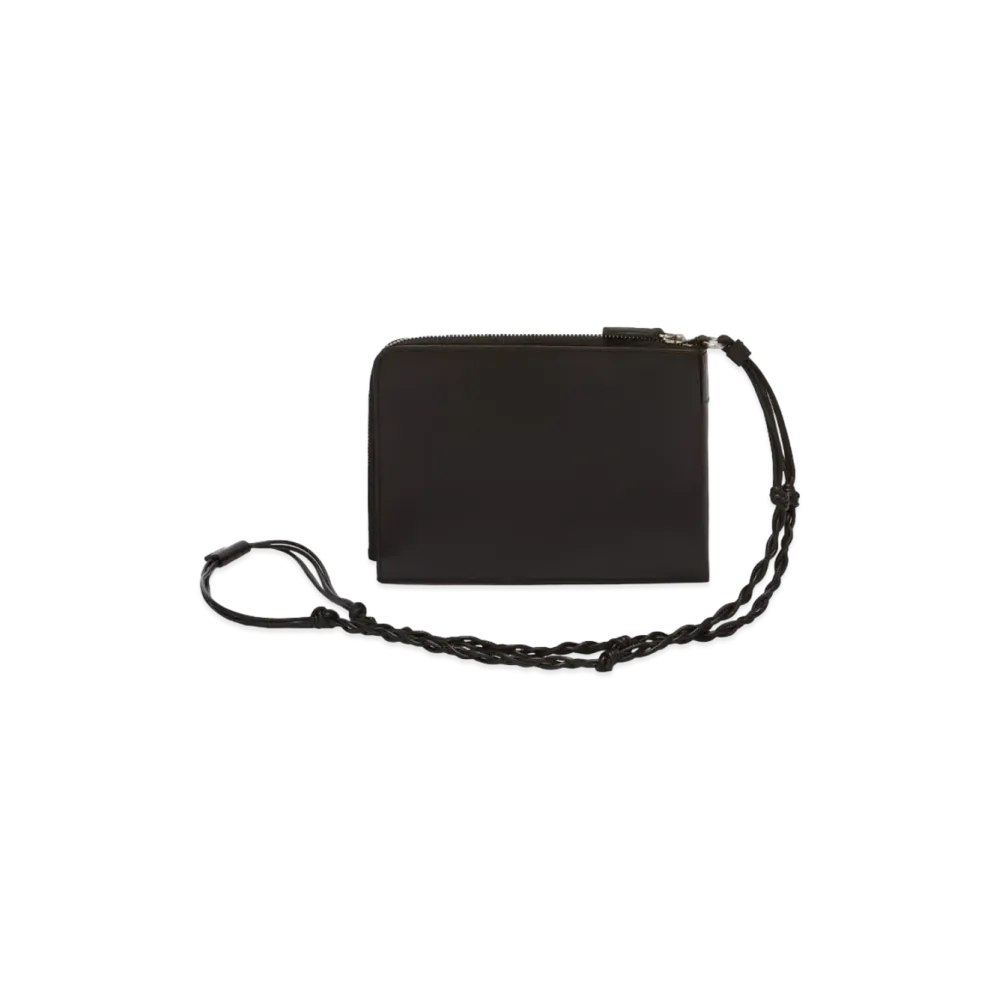 Jil Sander Tangle Passport Holder "Black"