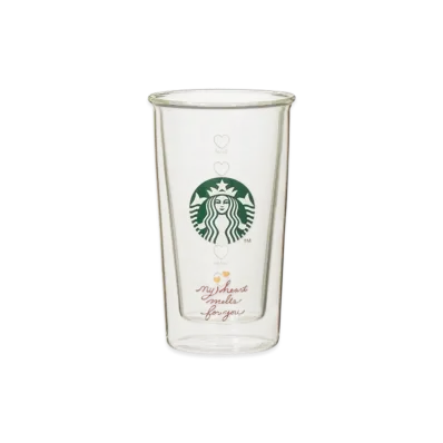 STARBUCKS Double Wall Heat-Resistant Glass 355ml "Clear"