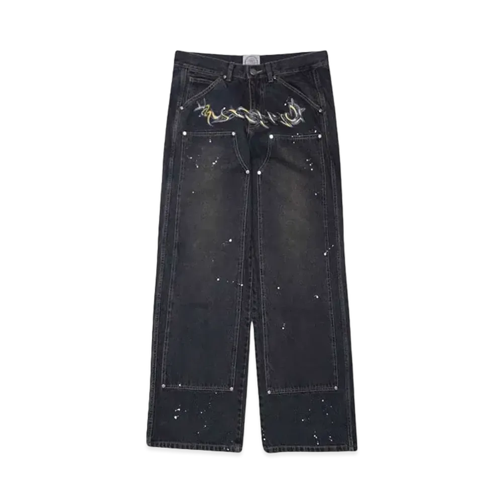 SOMEIT SOLVER VINTAGE DENIM PANTS "INDIGO BLUE"