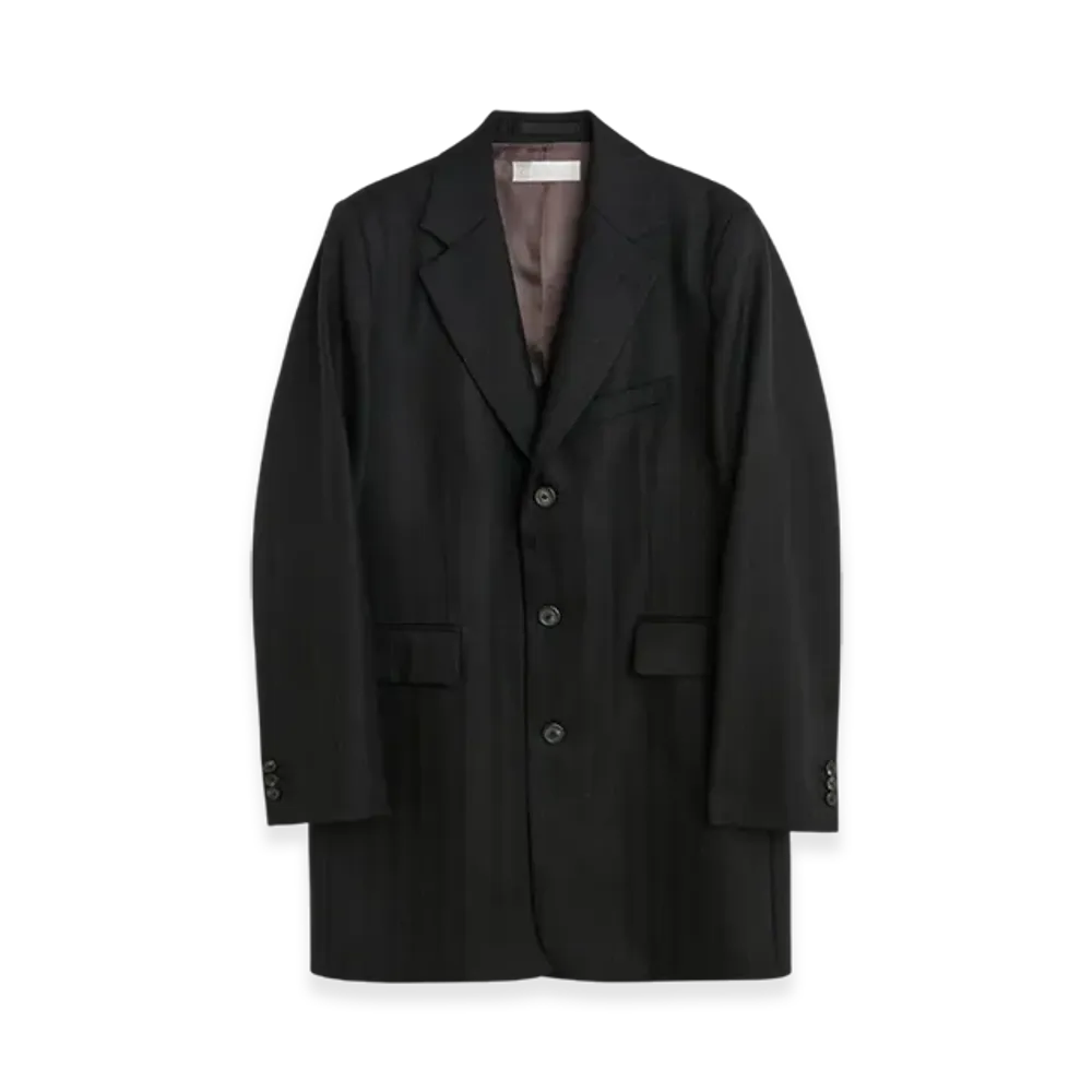 OUR LEGACY Manhattan Blazer "Maitre D Black Wool"