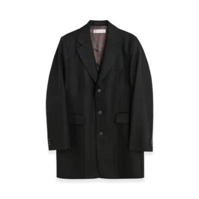 OUR LEGACY Manhattan Blazer "Maitre D Black Wool"