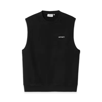 Carhartt WIP Script Vest Sweatshirt "Black"