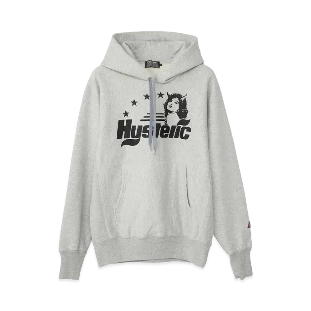 HYSTERIC GLAMOUR Evil's Daydream Parka "Top Gray"