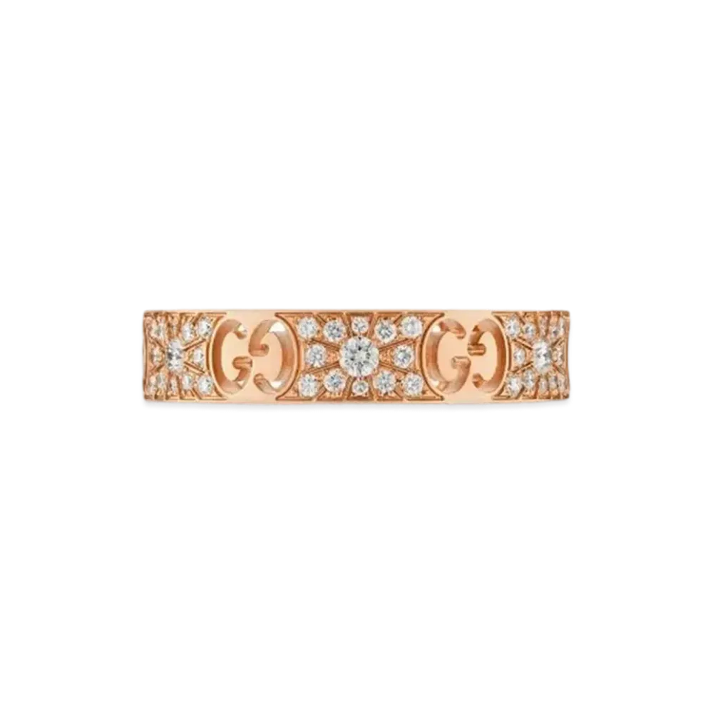 GUCCI Icon Stardust Detail 18K Ring