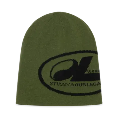 Stussy x Our Legacy Work Shop Oval Skullcap "Army"