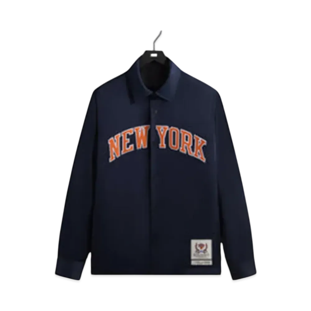 Kith x New York Knicks Felted Jersey Apollo Shirt "Nocturnal"
