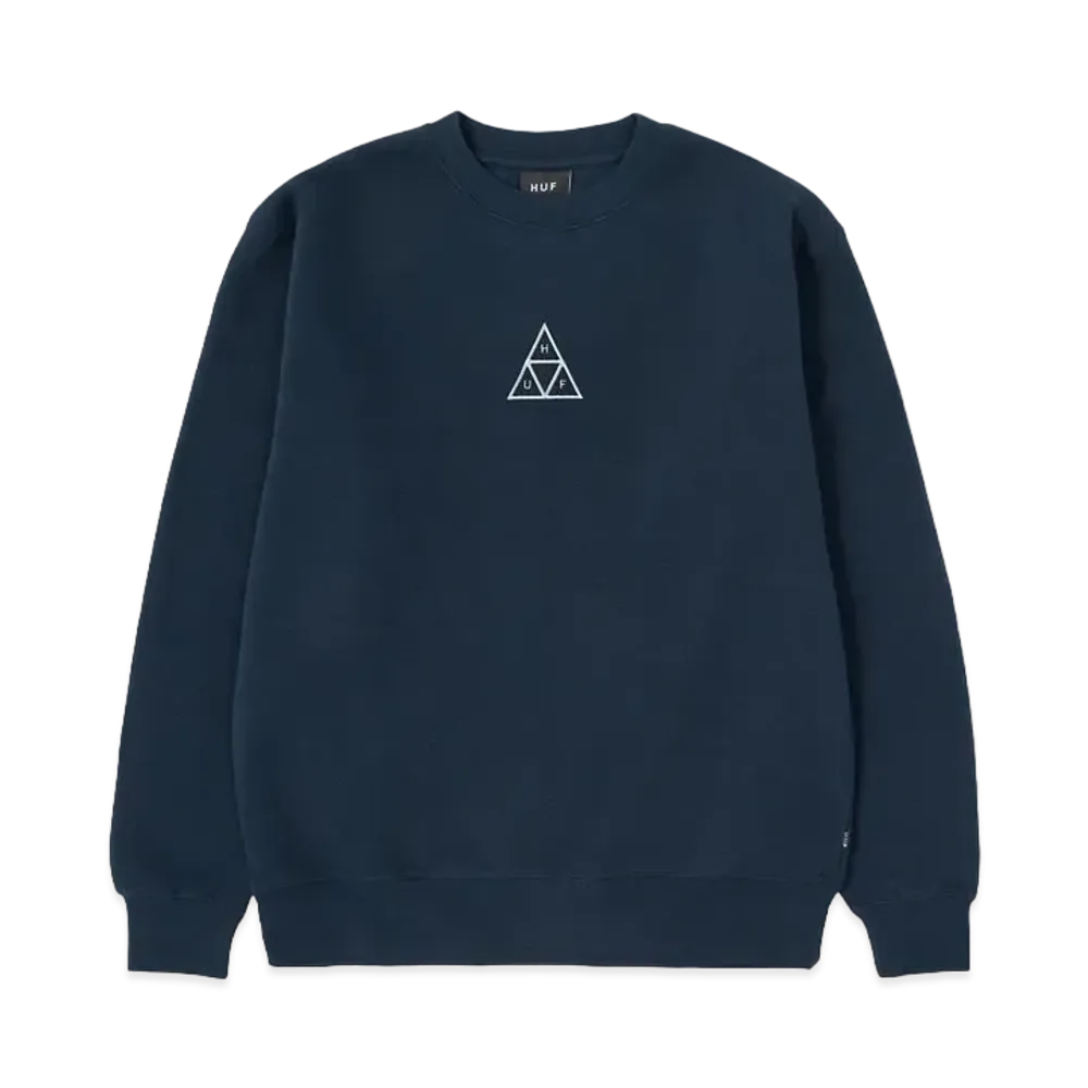 HUF Set Triple Triangle Crewneck "Night Shade"