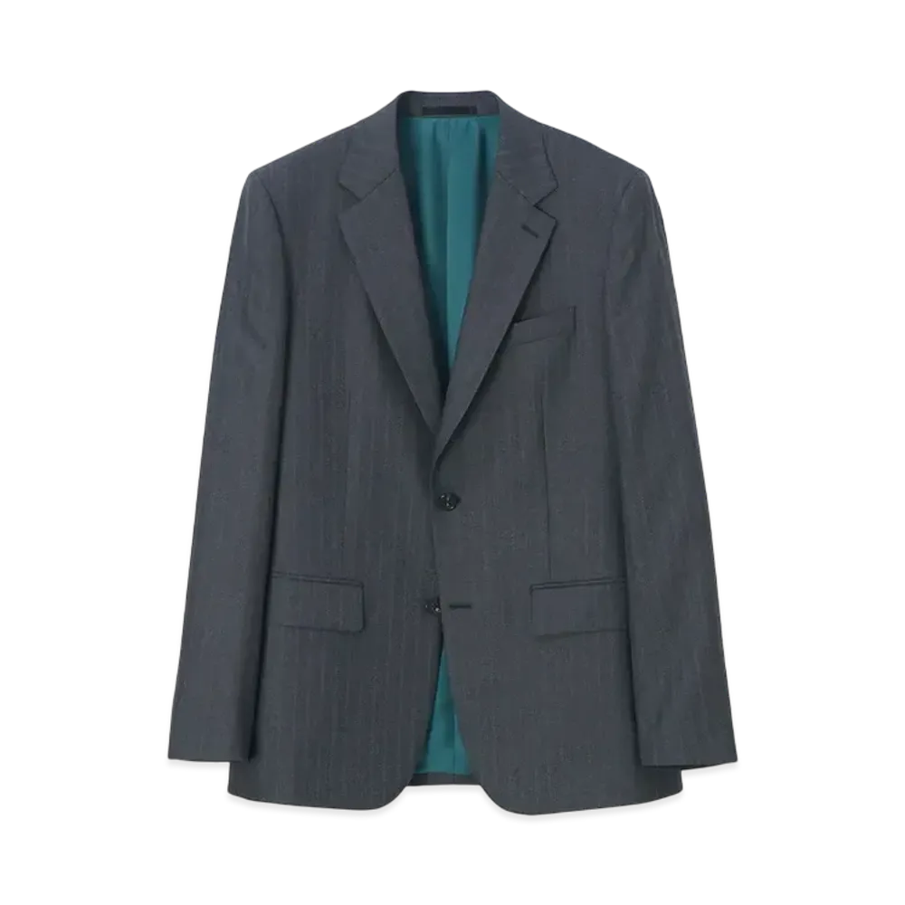 Paul Smith Gradient Stripe Single 2B Suit "Gray"