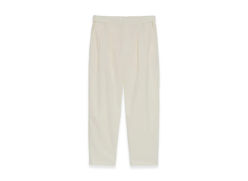 GDC x is-ness Tuck Pants "White"