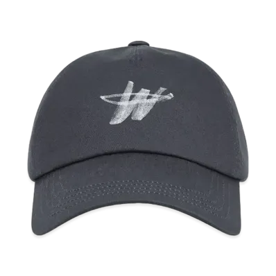 WE11DONE WD One Logo Cap "Charcoal"