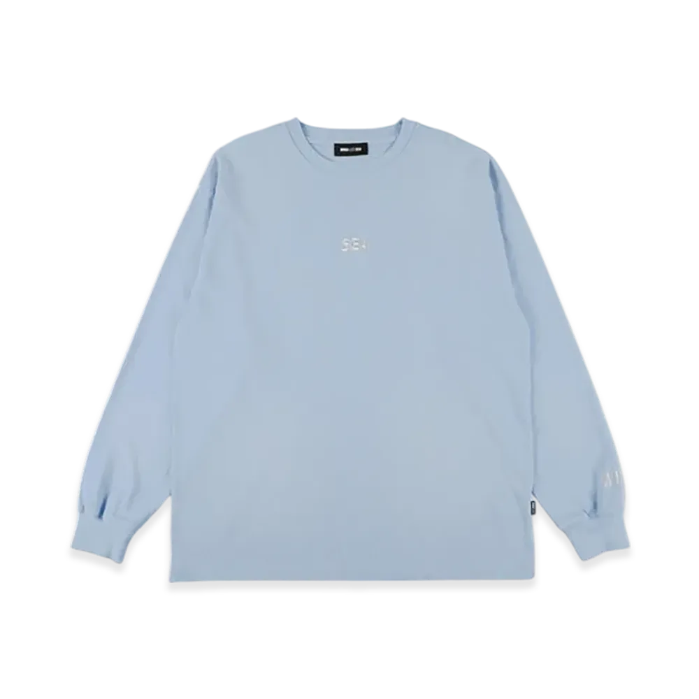 WIND AND SEA Sulfur Dyeing Logo L/S Tee "Sax"
