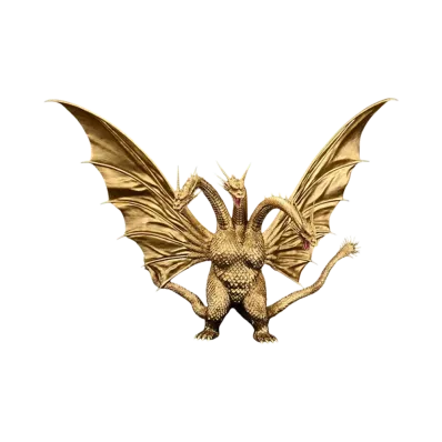 BANDAI "Ichiban Kuji" -"Godzilla vs. King Ghidorah" ~Super Dragon Monster King Ghidorah~- A Prize King Ghidorah (1991) MAGNUVIS